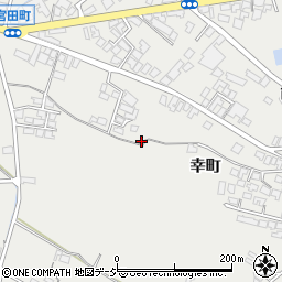 長野県大町市大町幸町5315-1周辺の地図