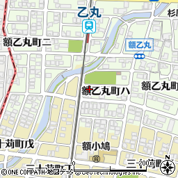 石川県金沢市額乙丸町ハ164周辺の地図