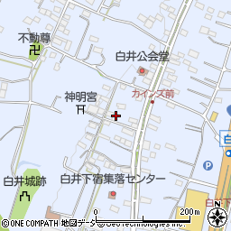 群馬県渋川市白井539周辺の地図