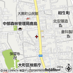 藤長菓子店周辺の地図