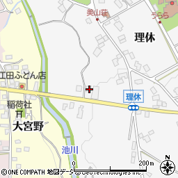 富山県南砺市理休406周辺の地図