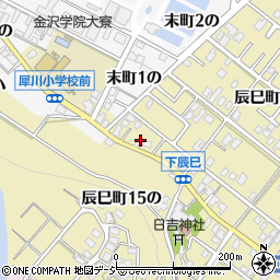 石川県金沢市辰巳町ロ15周辺の地図