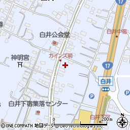 群馬県渋川市白井533周辺の地図