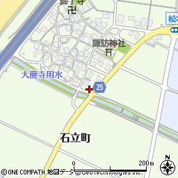 石川県白山市石立町260周辺の地図