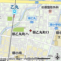 石川県金沢市額乙丸町周辺の地図