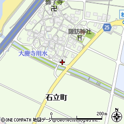 石川県白山市石立町261周辺の地図