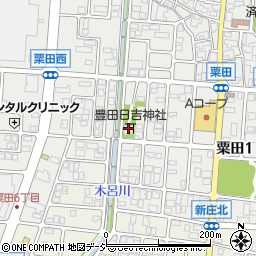 豊田日吉神社周辺の地図