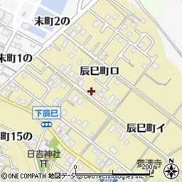 石川県金沢市辰巳町ロ74周辺の地図