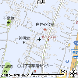 群馬県渋川市白井542周辺の地図