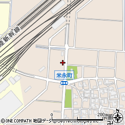 石川県白山市米永町2301-1周辺の地図