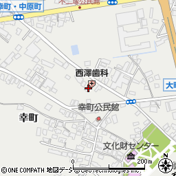 長野県大町市大町幸町5368周辺の地図