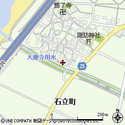 石川県白山市石立町3周辺の地図