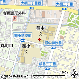 石川県金沢市額乙丸町イ周辺の地図