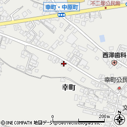 長野県大町市大町幸町5328-3周辺の地図