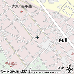 長野県千曲市内川1112-8周辺の地図