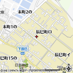 石川県金沢市辰巳町ロ72周辺の地図