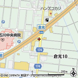 石川県白山市倉光10丁目214周辺の地図