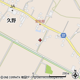 栃木県鹿沼市久野560周辺の地図