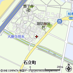 石川県白山市石立町1091周辺の地図