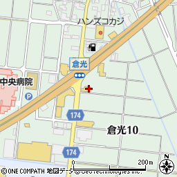 天狗中田倉光店周辺の地図