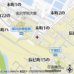 石川県金沢市末町１の210-6周辺の地図