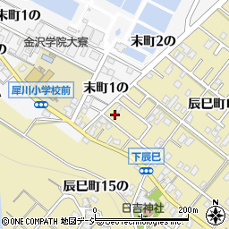 石川県金沢市辰巳町ロ30周辺の地図