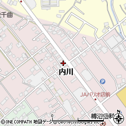 長野県千曲市内川1203-2周辺の地図