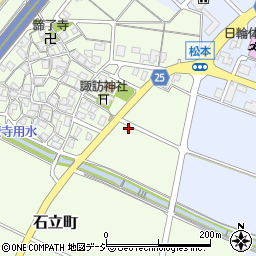 石川県白山市石立町1074周辺の地図