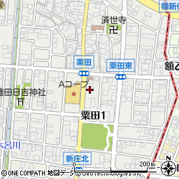 北國銀行粟田支店周辺の地図