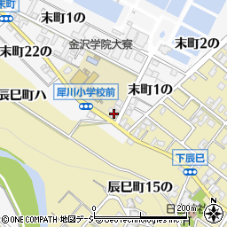 石川県金沢市辰巳町ロ22周辺の地図