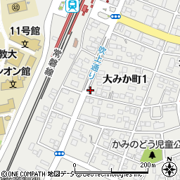茨城県日立市大みか町周辺の地図