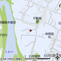 群馬県渋川市白井608-3周辺の地図