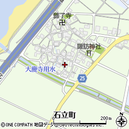 石川県白山市石立町27周辺の地図