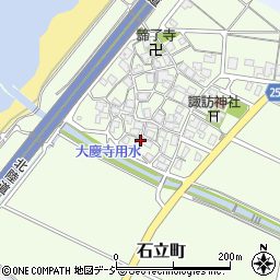 石川県白山市石立町36周辺の地図