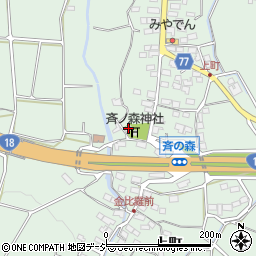 長野県千曲市八幡3713周辺の地図