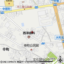 長野県大町市大町幸町4641-12周辺の地図