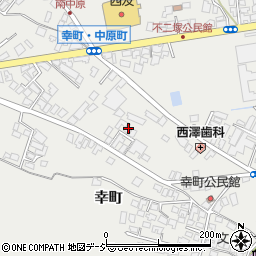 長野県大町市大町幸町5374-1周辺の地図