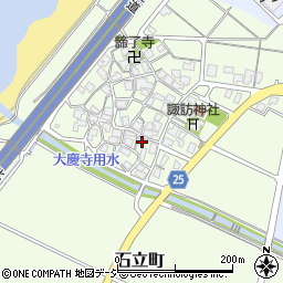 石川県白山市石立町23周辺の地図