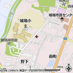 富山県南砺市城端野下周辺の地図