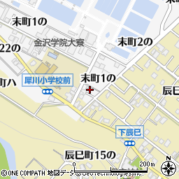石川県金沢市末町１の210-8周辺の地図