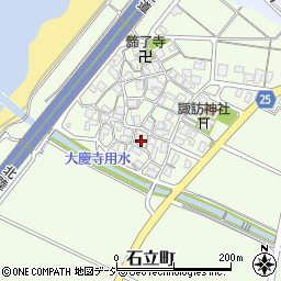 石川県白山市石立町25周辺の地図