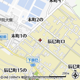 石川県金沢市辰巳町ロ68周辺の地図