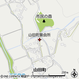 山田町集会所周辺の地図