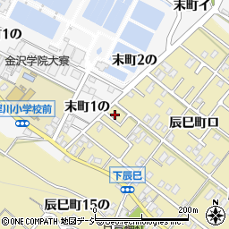 石川県金沢市辰巳町ロ62周辺の地図