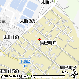 石川県金沢市辰巳町ロ周辺の地図