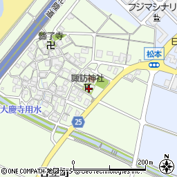 石川県白山市石立町1周辺の地図