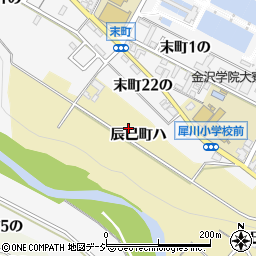 石川県金沢市辰巳町ハ周辺の地図