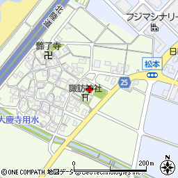 石川県白山市石立町1087周辺の地図