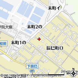 石川県金沢市辰巳町ロ93周辺の地図