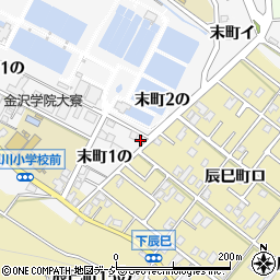 石川県金沢市末町１の1-157周辺の地図